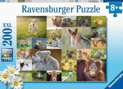 Süße Tierbabys - Puzzle 200 Teile