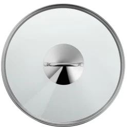 Servierpfanne mit Glasdeckel, beschichtet