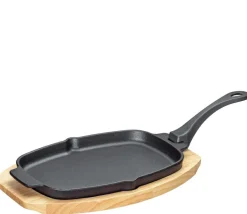Servierpfanne oval mit abnehmbarem Griff