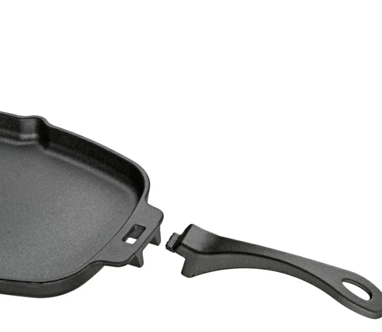 Servierpfanne oval mit abnehmbarem Griff