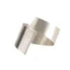 Servier-Spange rund D4cm matt. 925/-