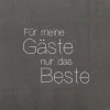 Serviette „Für meine Gäste nur das Beste", 33X33