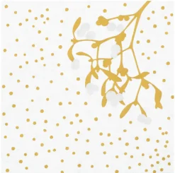 Serviette „Mistelzweig" ,33x33cm