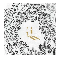 Serviette „Parkspaziergang", 33x33cm