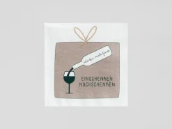 Serviette 33x33cm Schenken Macht Freude