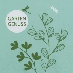 Serviette„Gartengenuss", 33x33cm