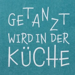Serviette „Getanzt wird in der Küche", 33x33cm
