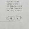 Servietten „Manchmal ist Kaffee trinken...",33X33