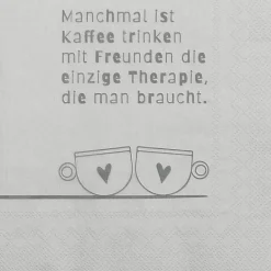 Servietten „Manchmal ist Kaffee trinken...",33X33