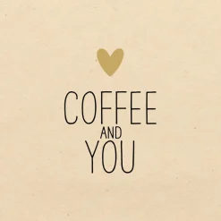 Servietten 33x33cm Coffee & You
