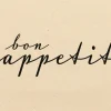Servietten 33x33cm Bon Appetit Black