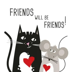 Servietten 33x33cm Friends will be