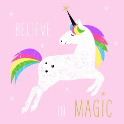 Servietten 33x33cm Pink Unicorn
