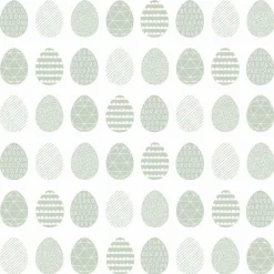 Servietten 33x33cm Pure Easter Eggs green
