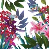 Servietten 33x33cm Tropical Lilies