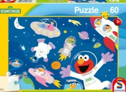 Sesamstraße: Im Weltall - Puzzle 60 Teile