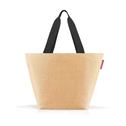 Shopper M Raffia Black Einkaufstasche