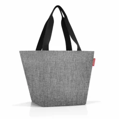 Shopper M Twist Silver Einkaufstasche
