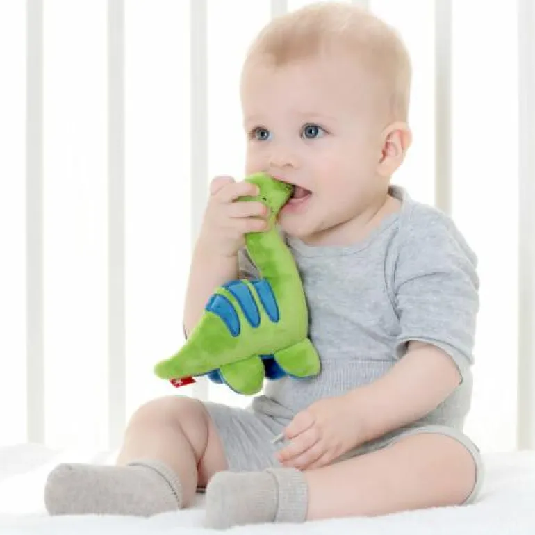 Sigikid Quietsche Dino grün Red Stars