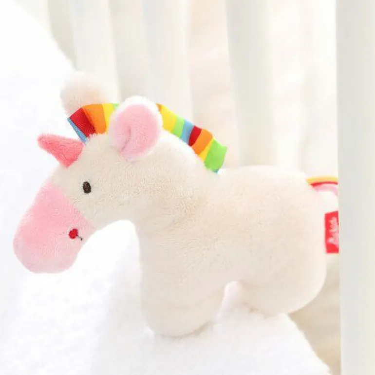 Sigikid Rassel Einhorn Red Stars