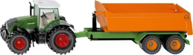 SIKU Fendt mit Hakenliftfahrgestell und Mulde, Fah