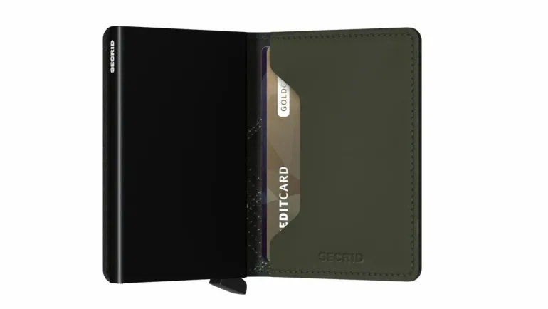 Slimwallet Stitch Linea Lime