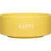 Snack Bowl Happy yellow Schälchen