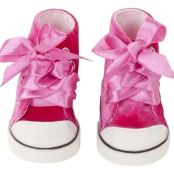 Sneaker pink velvet 42-50cm