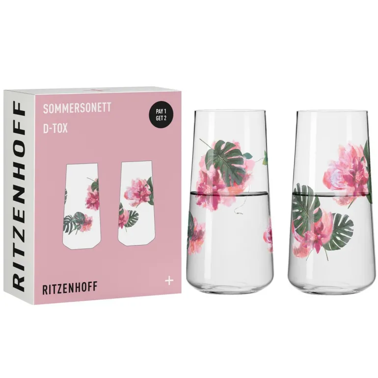 Sommersonett D-TOX/Wasser 2er Set(Rosenkr)F23