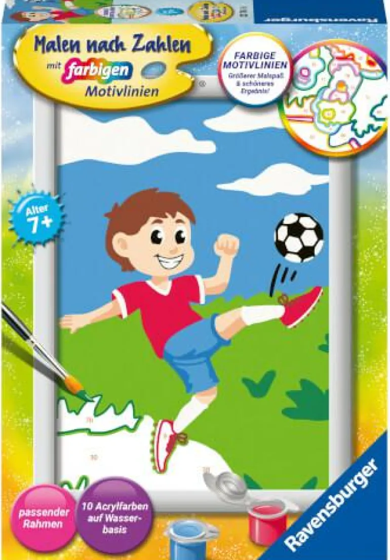 Spaß am Fußball - Malen nach Zahlen