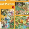 Spaß mit den Dinosauriern - Puzzle 3x24 Teile