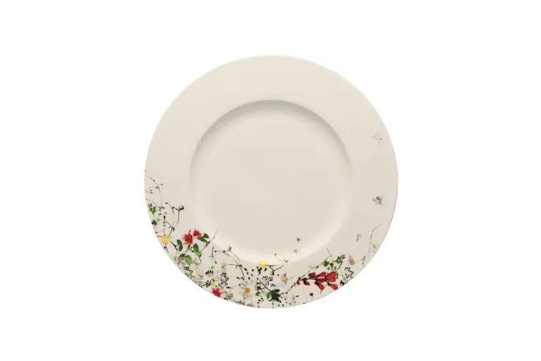 Speiseteller, 28 cm, Fahne, Brillance / Fleurs Sau