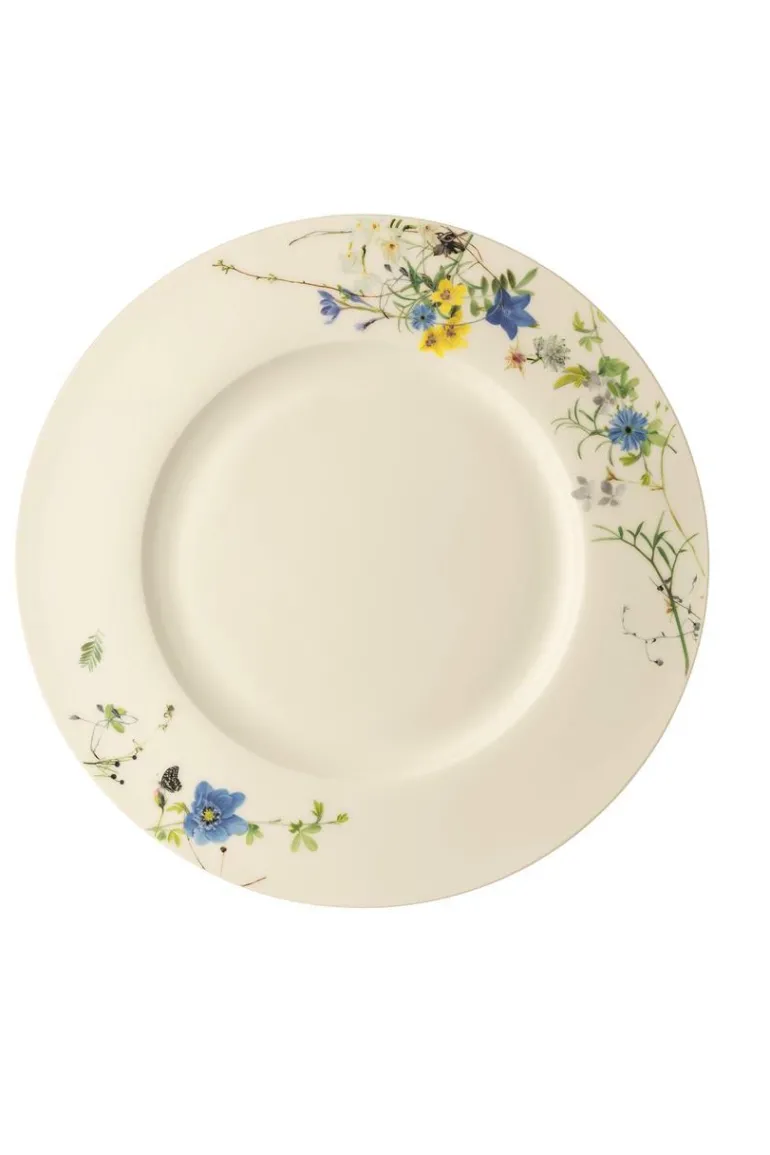 Speiseteller, 28 cm, Fahne, Brillance / Fleurs des