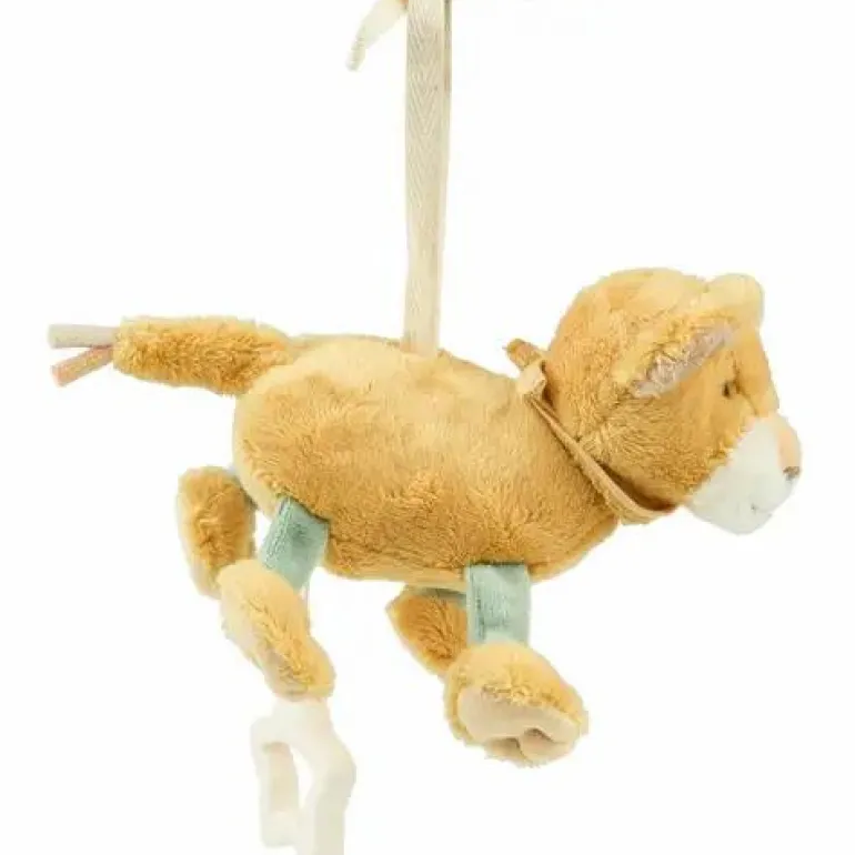 Spieluhr S Löwe Leo, mattgelb