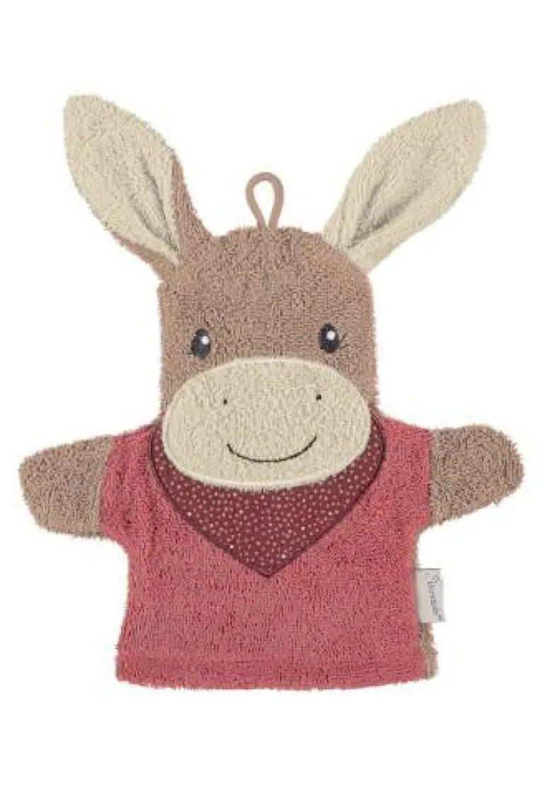 Spiel-Waschhandschuh Emmily hellrot