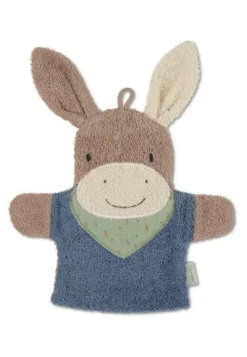 Spiel-Waschhandschuh Emmilius mittelblau
