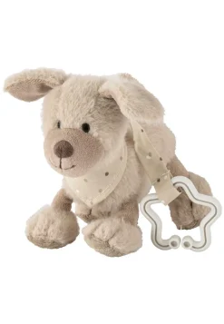 Spielzeuganhänger Hund Lucky, graubeige