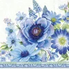 SPRINGTIME BLUES Light Blue Lunch-Servietten L1066