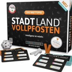 STADT LAND VOLLPFOSTEN® - Das Brettspiel inkl. Jun