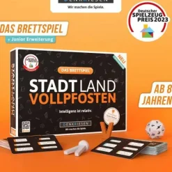 STADT LAND VOLLPFOSTEN® - Das Brettspiel inkl. Jun