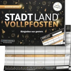 STADT LAND VOLLPFOSTEN® - SILVESTER EDITION - Blei