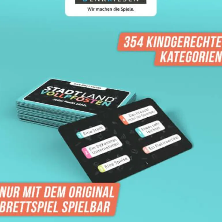 STADT LAND VOLLPFOSTEN® - Das Brettspiel – ERWEITE