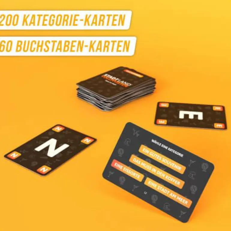 STADT LAND VOLLPFOSTEN® - Das Kartenspiel - Urlaub