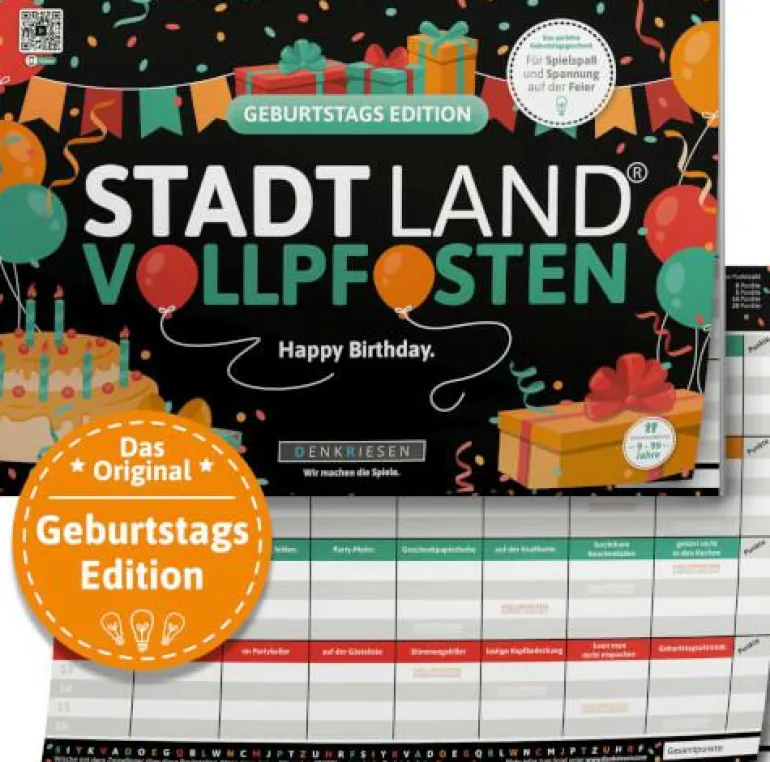 STADT LAND VOLLPFOSTEN® - GEBURTSTAGS EDITION - Ha