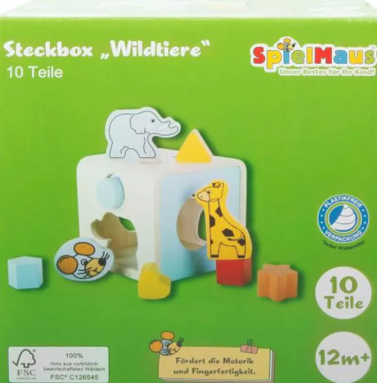 Steckbox Wildtiere 9Teile