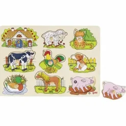 Steckpuzzle Tierstimmen Bauernhof