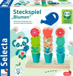 Steckspiel Blumenpflanzen, 14 Teile