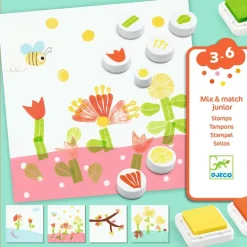 Stempel 3-6: Mit Blumen
