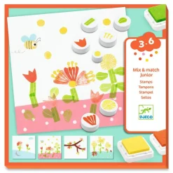 Stempel 3-6: Mit Blumen