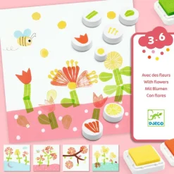 Stempel 3-6: Mit Blumen